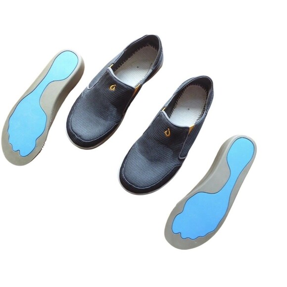 OluKai Nohea Mesh Slip On Shoe Sneaker 10188-4242 Dark Shadow Grey US 9 main image 13